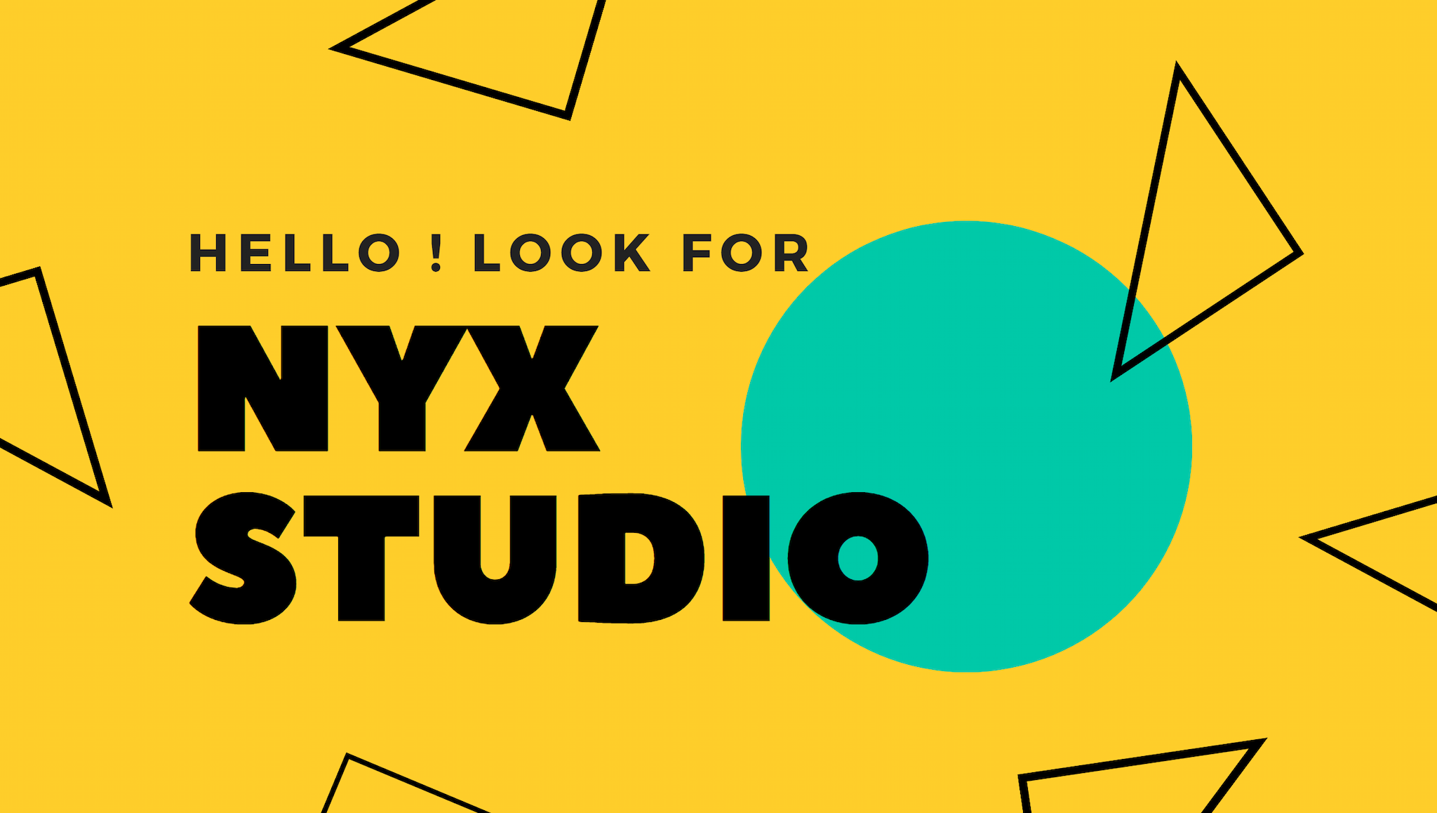 Business card for NYX Studio