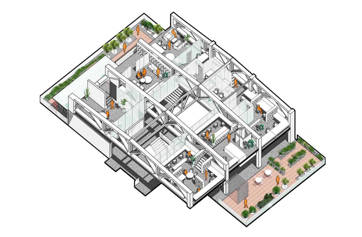 Architect's Free Space Office by Hobo