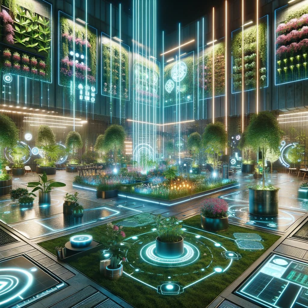 Neon Sanctuary: A Cyberpunk Vision of Sustainable Living