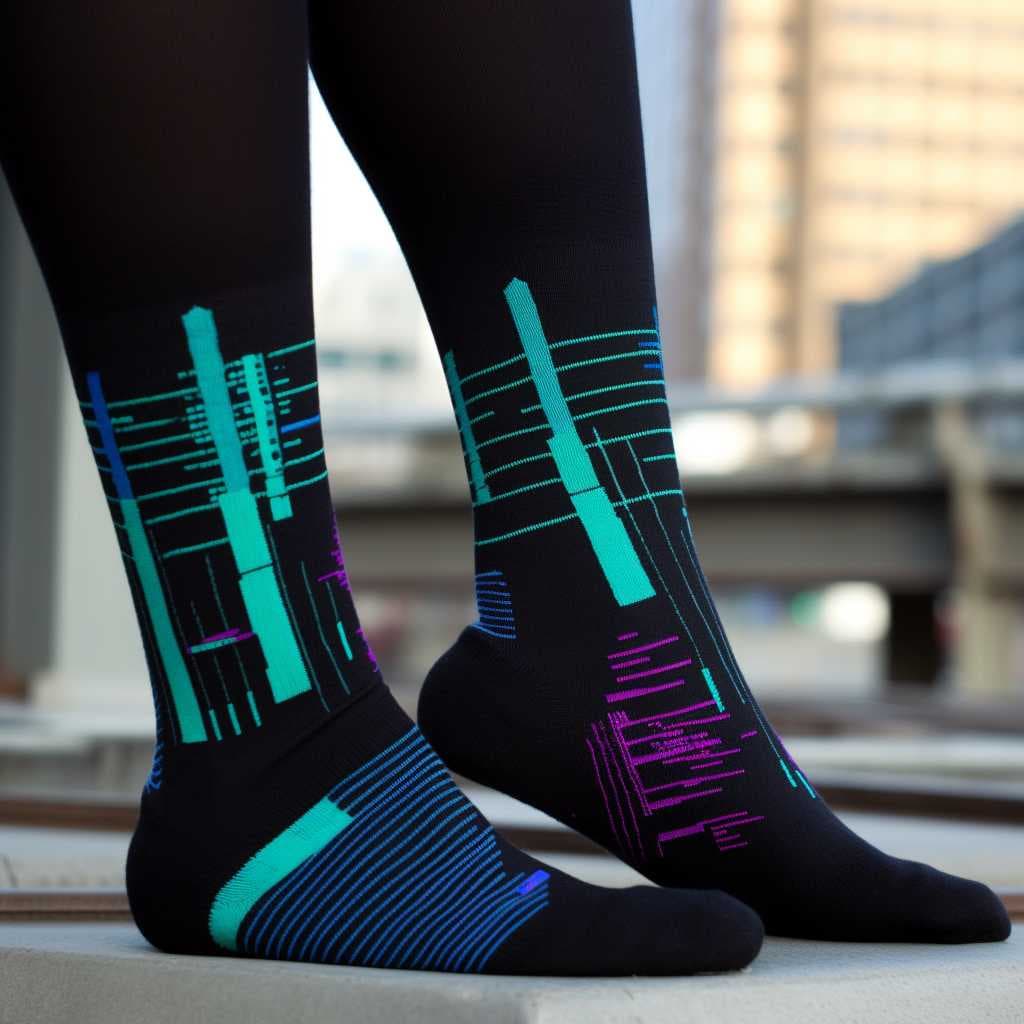 The Cityscape Inspired Sock