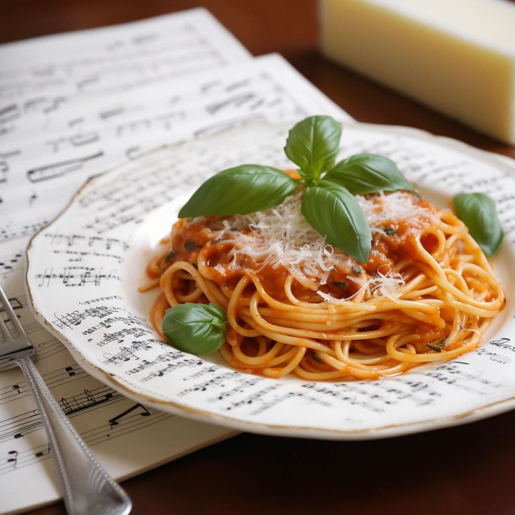 Spaghetti Symphony: A Musical Plate of Pasta