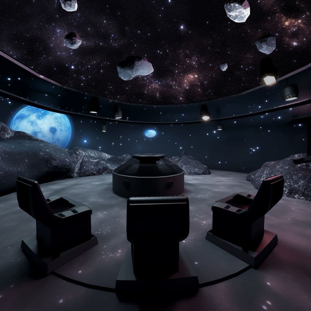 The Cosmic Lounge: A Space-Themed VR Chat Room