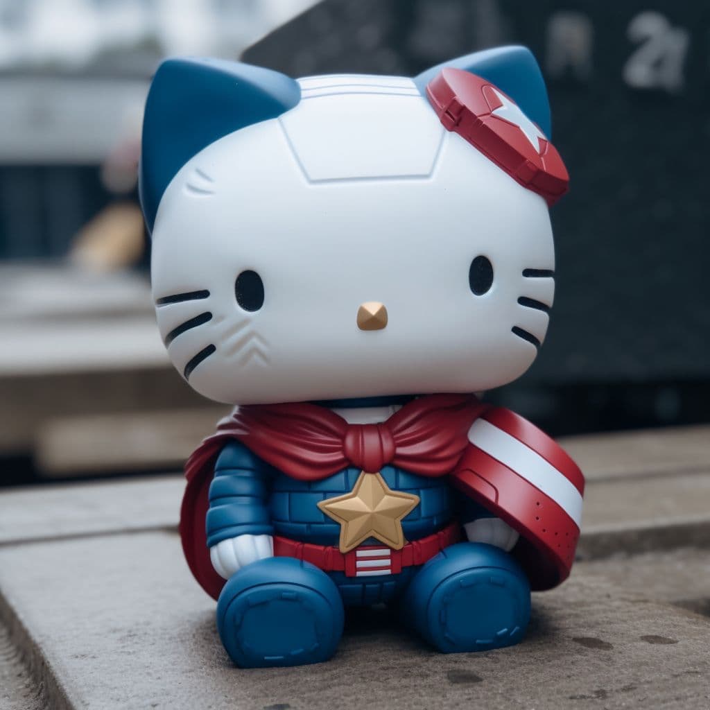 Super-hero Hello-kitty