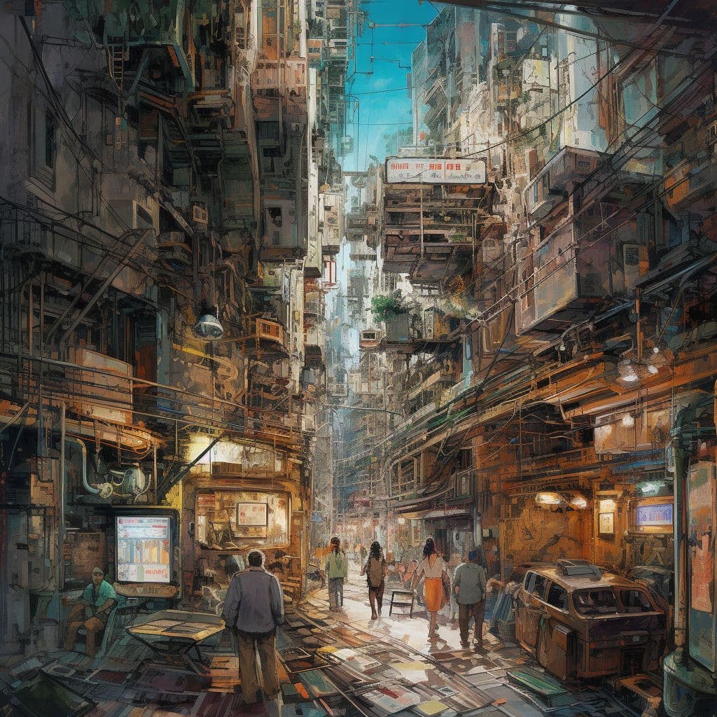 Futuristic Urban Chaos