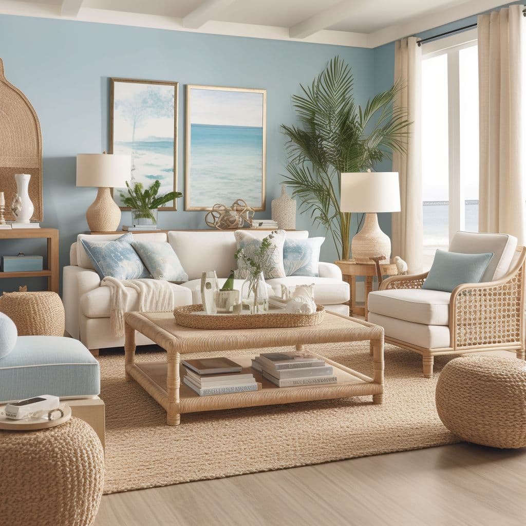 Coastal Calm: Blending Soft Tones and Textures