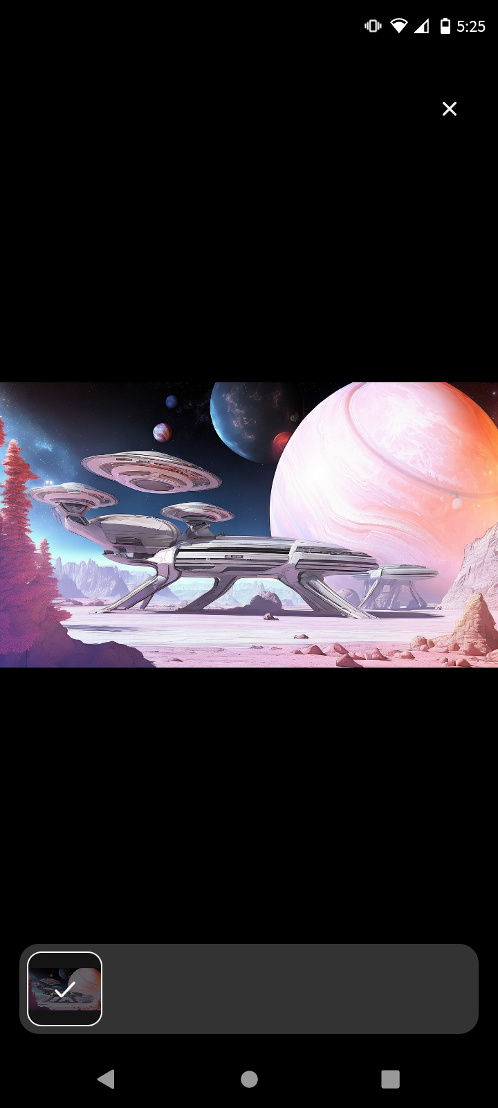 Red planet alien landscape.