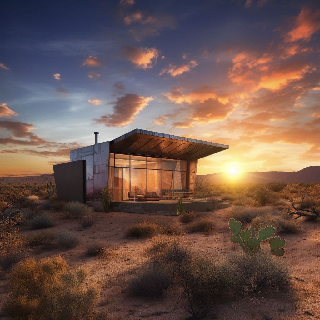 The Sunset Pavilion: Desert Tranquility