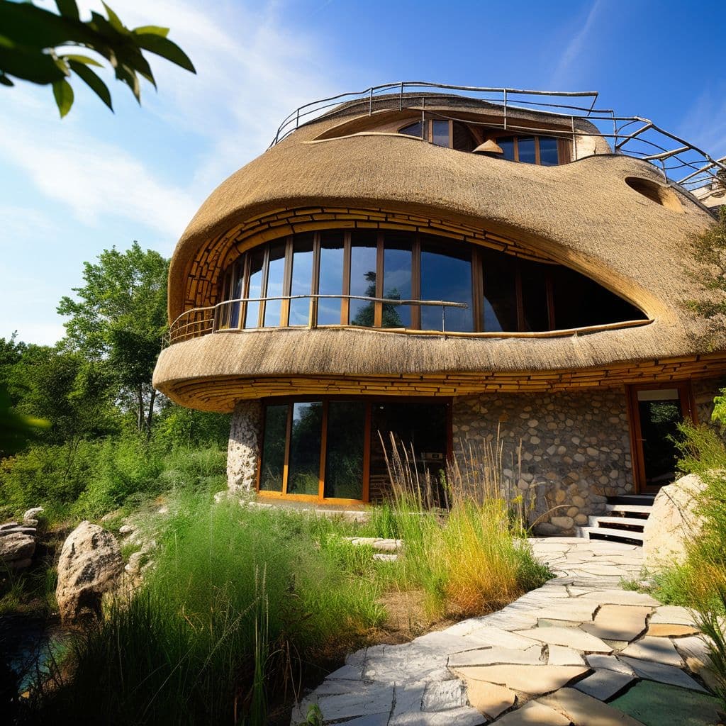 Sculptural Eco-House: Art Meets Sustainability